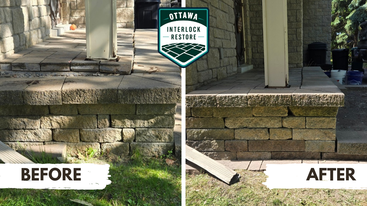 Interlock repair before and after project 4