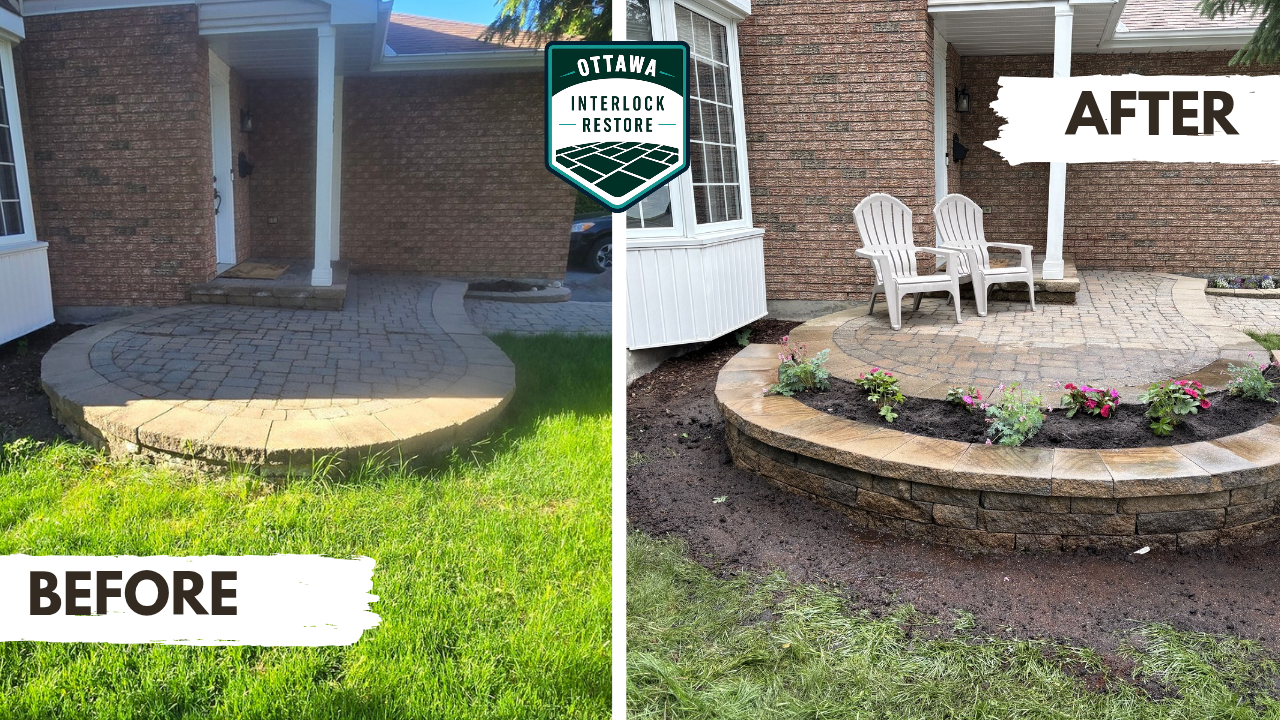 Interlock repair before and after project 4